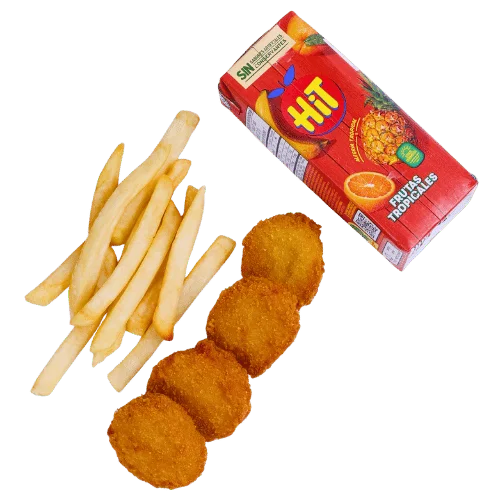 Menú Infantil Nuggets X 4 Und + Papa Francesa Sin Sorpresa