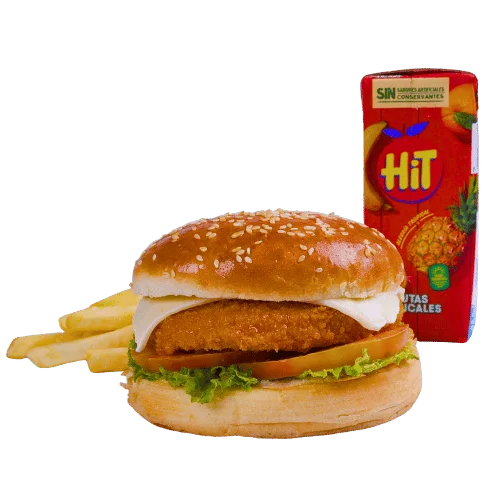 Menú Infantil Hamburguesa + Papa Francesa Sin Sorpresa