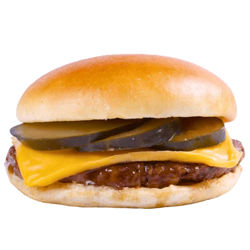 HAMBURGUESA DE RES SENCILLA CON QUESO