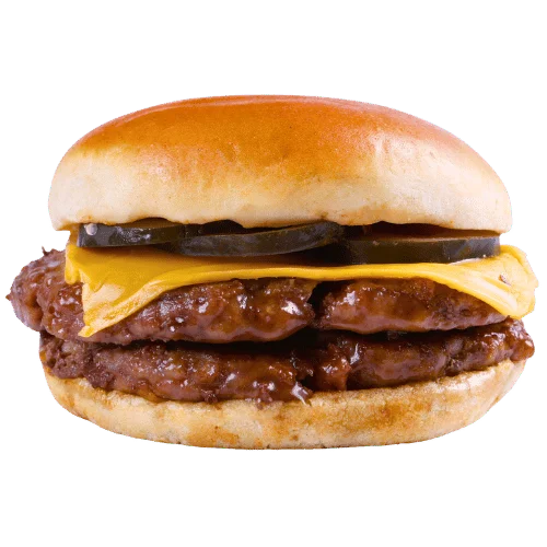 HAMBURGUESA DE RES DOBLE CON QUESO