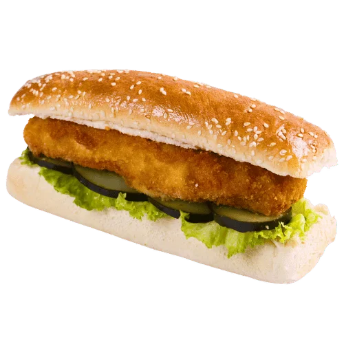 Sándwich de Pechuga Apanada (Sin Papa Francesa)