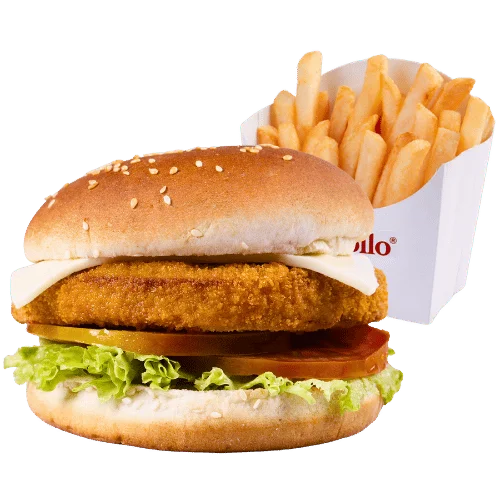 Combo Hamburguesa de Pollo Sencilla + Papa Francesa