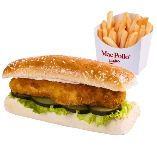 Combo de Sándwich Apanado + Papa Francesa